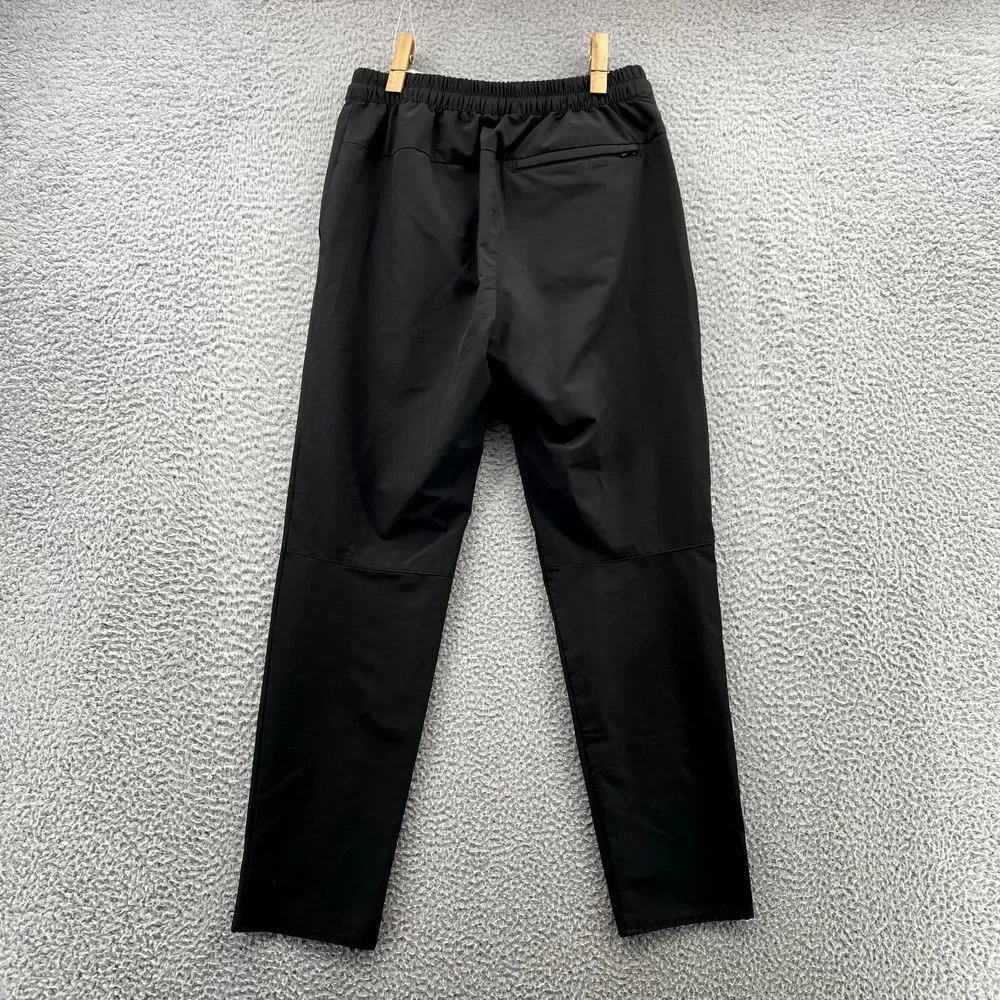 Banana Republic Jogger Pants Mens 30X32 Black Slim Tapered Chino Academia Preppy
